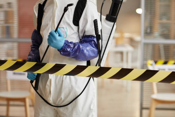 Professional Trauma Scene Cleanup technician working in Lewis, IA